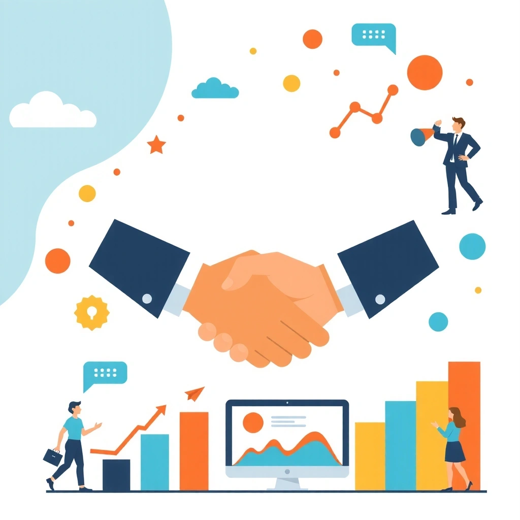 Marketing success partnership