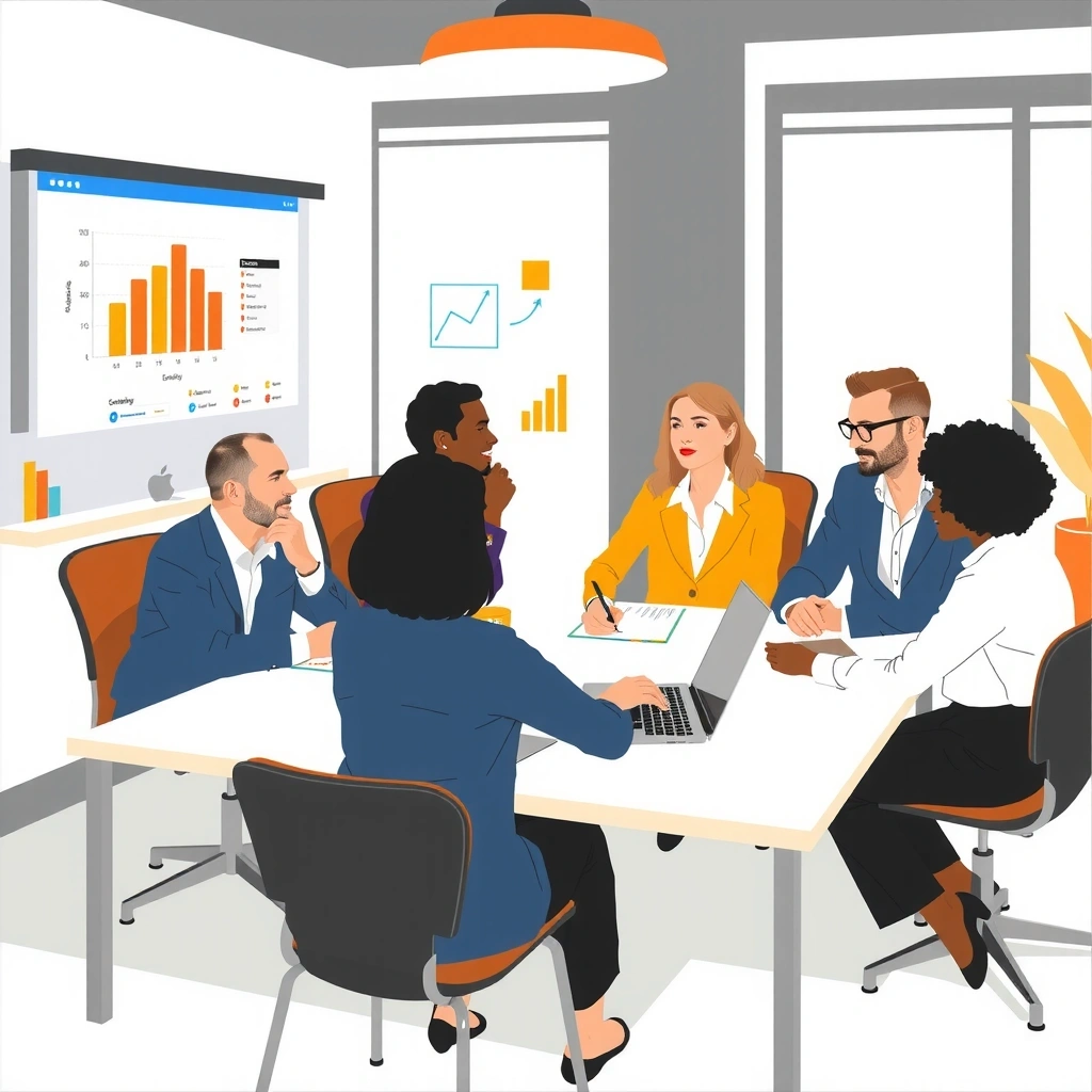 Marketing team collaboration